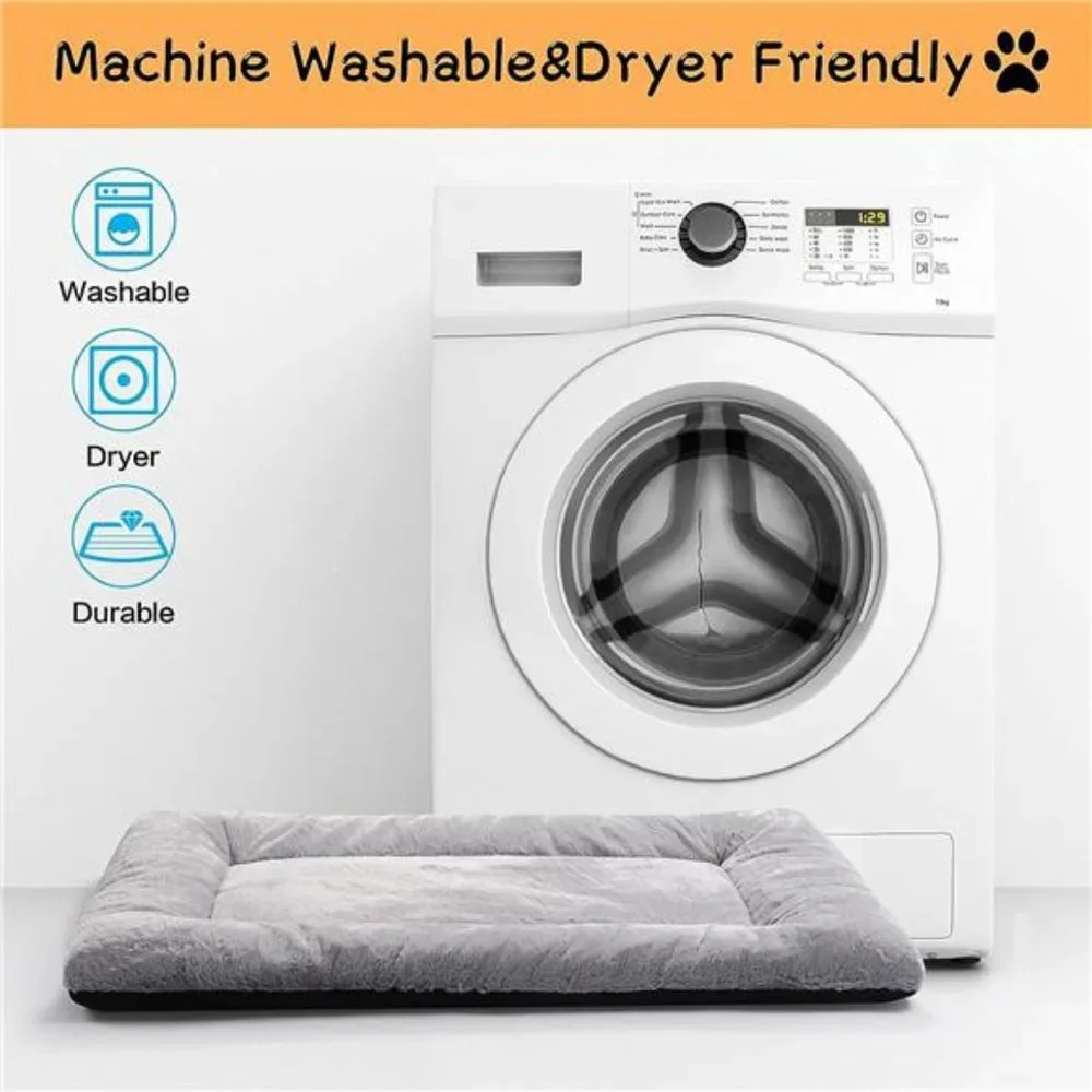 Dog Beds Crate Pad for Medium/Large DogsFit Metal,Ultra Soft,Washable &Anti-Slip